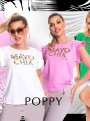 Mayo Chix Poppy póló zöld, pink, vízkék, ekrü színben