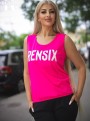 Rensix gumis aljú bővebb fazonú trikó királykék,  neon zöld,  pink és zöld színben 