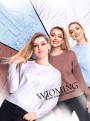 Mayo chix Wioming kötött pulóver szürke,  fekete,  rózsaszín színben 