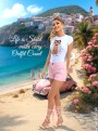 Mayo chix Light póló cicás matricával menta, pink, világoskék és sárga színben 