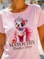 Mayo chix Doggy póló rózsaszín színben 