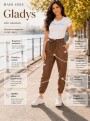 Mayo chix Gladys nadrág farmerhatású kék színben 