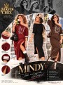 Mayo Chix Mindy ruha hosszú, 3/4es ujjú barna, fekete, bordó színben