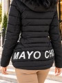 Mayo Chix Tyre kabát fekete színben