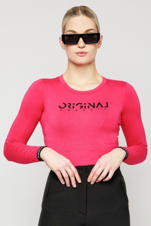 Amnesia Inar felső málna színben 