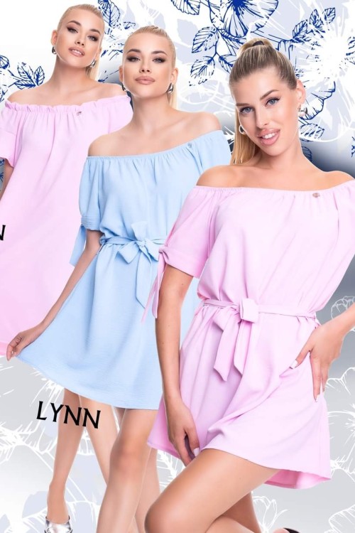 Mayo chix Lynn ruha mályva és korall színben 