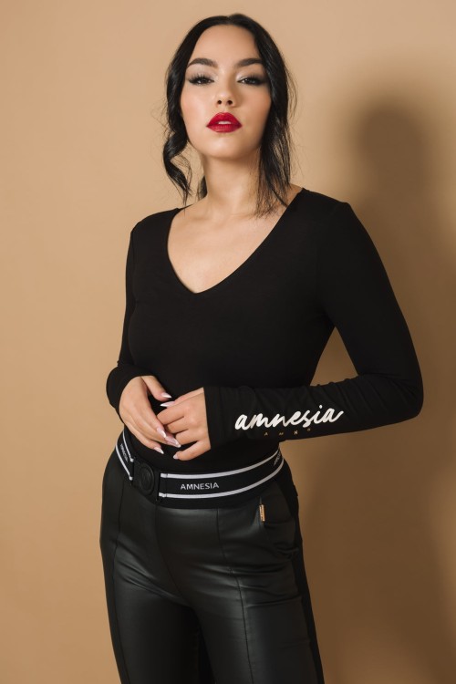Amnesia Liza felső fekete 
