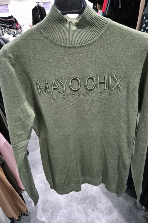 Mayo chix Jeep garbó khaki színű 