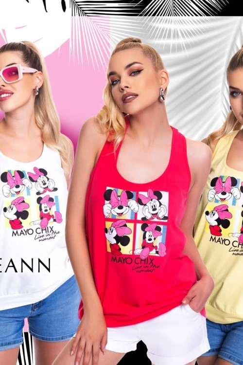 Mayo Chix Roseann felső zöld, kék, pink színben