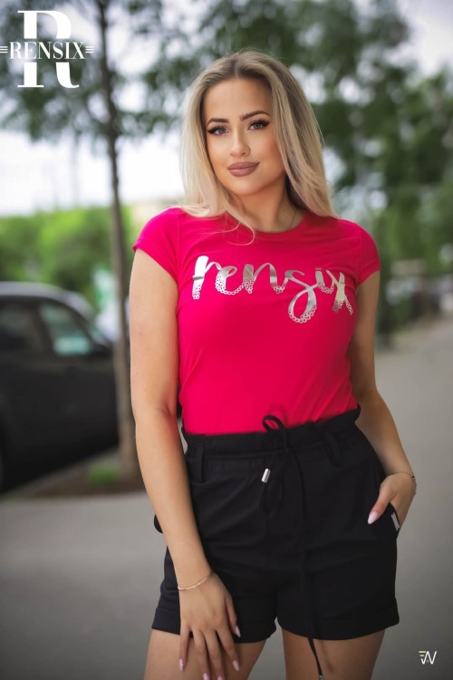 Rensix felső fekete, kék,pink színben 
