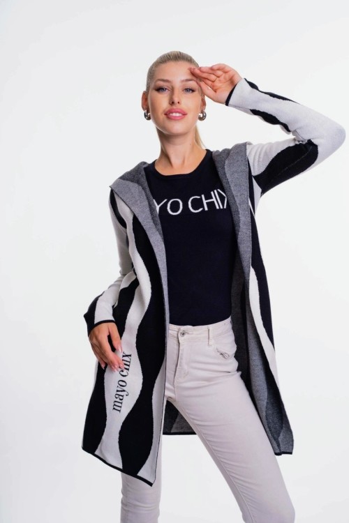 Mayo chix Willow kardigán  púder-szürke  színben 