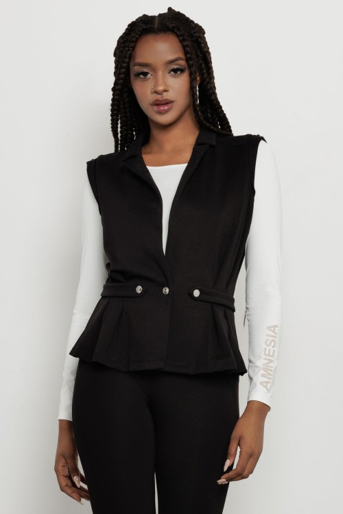 Amnesia Taktik mellény fekete színben