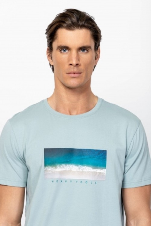 Heavytools Mobya mentha férfi póló 