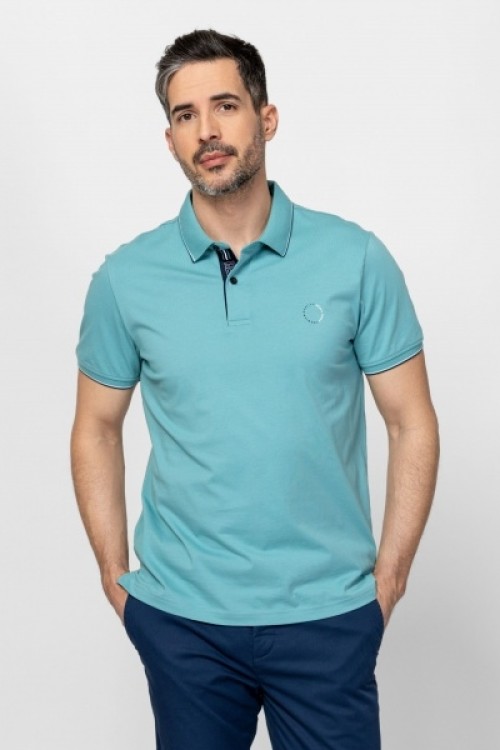 Heavytools Dandys26 Sea férfi galléros póló 