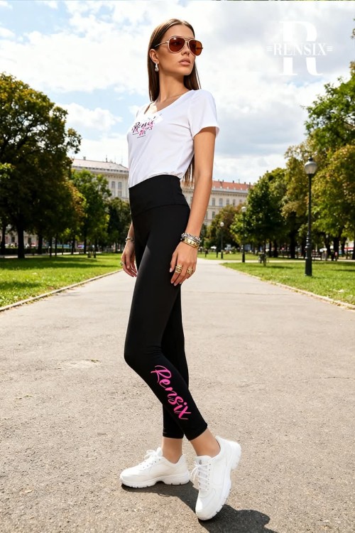 Rensix legging pink írott vagy nyomtatott felirattal 