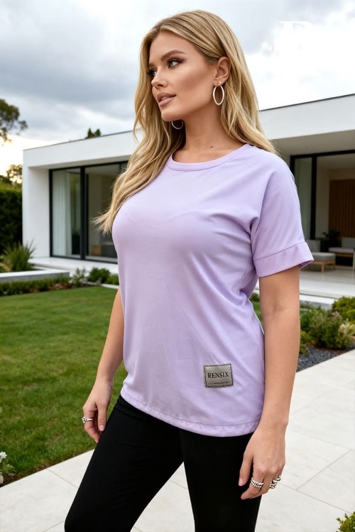 Rensix megkötős bővebb fazonú felső ekrü,  barack, fekete,  lila színben 