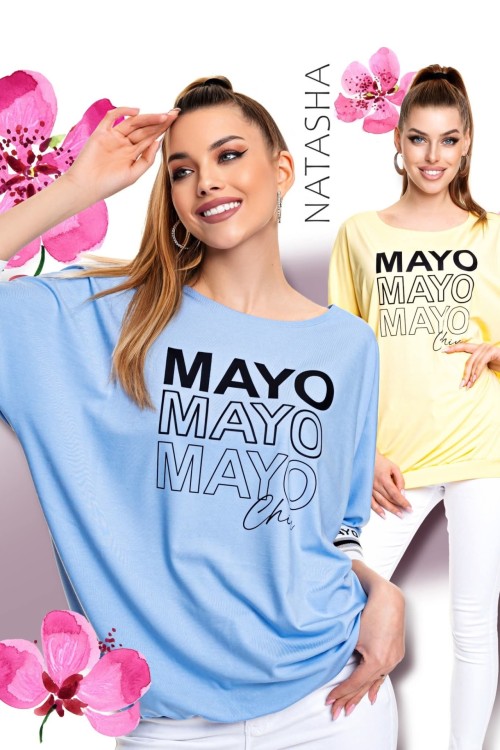 Mayo chix Natasha felső pink, almazöld, sárga színben 