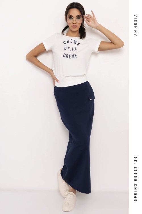 Amnesia Latte felső ekrü, bézs színben 