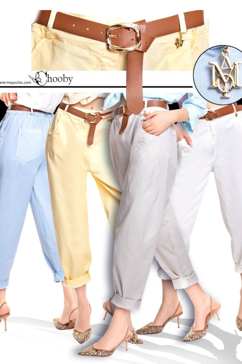 Mayo chix Chooby nadrág sárga, rózsaszín, világoskék színben 