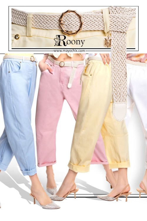 Mayo chix Roony nadrág   világoskék színben 