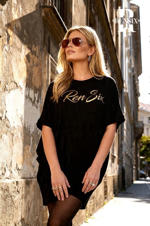 Rensix tunika bővebb fazonú sárga,  fekete,  zöld színben 