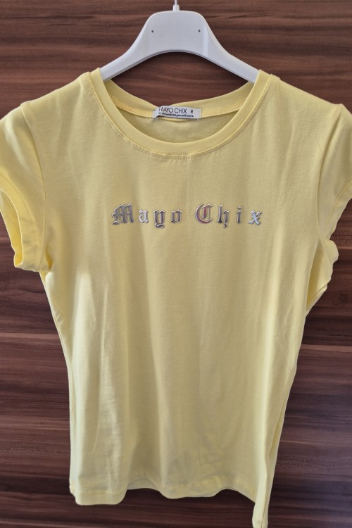 Mayo chix Light póló sárga színben 