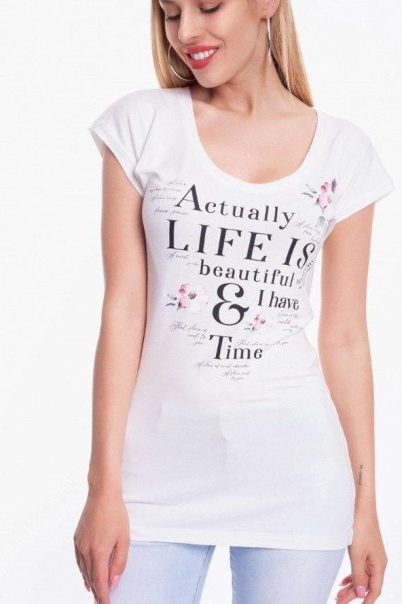 Mayo chix Alena póló  ekrü 