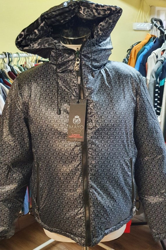 Mayo chix Marilyn C jacket kétoldalú kabát ocelot szürke