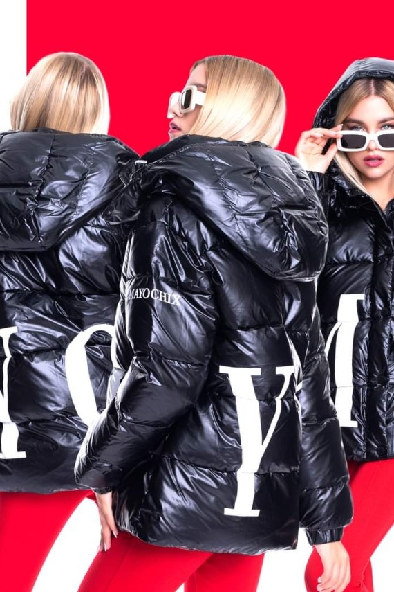 Mayo chix Lanvin jacket selyem fekete színű 