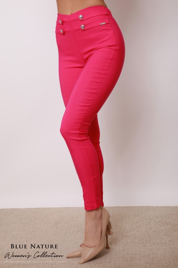 4gombos bengalin nadrág pink színben