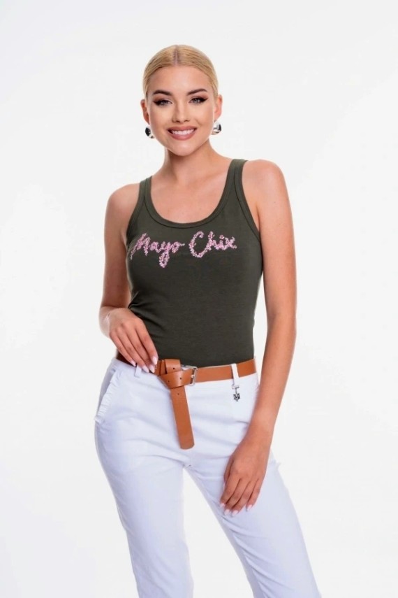 Mayo chix Corso trikó khaki színben 