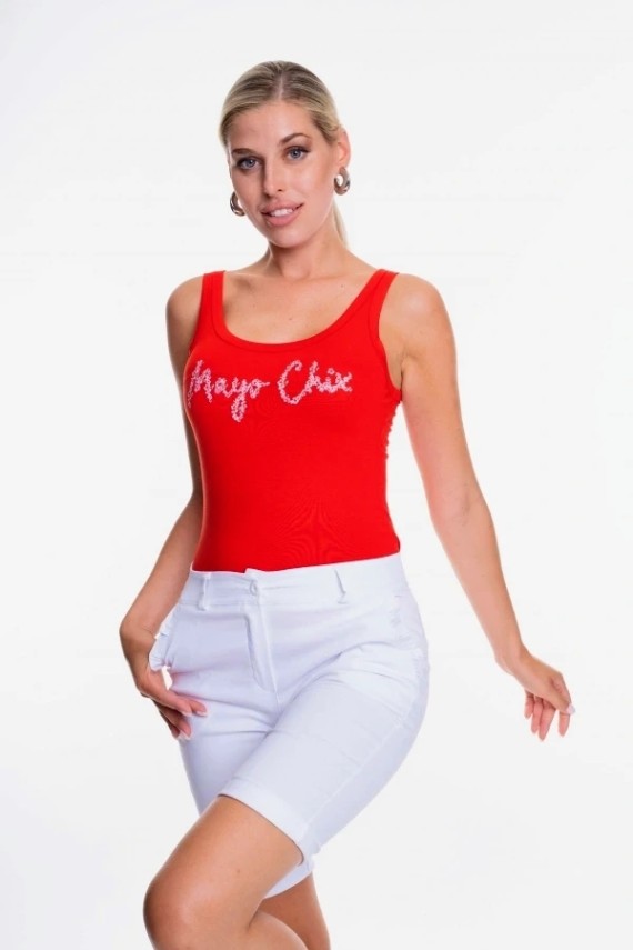 Mayo chix Corso trikó piros színben 