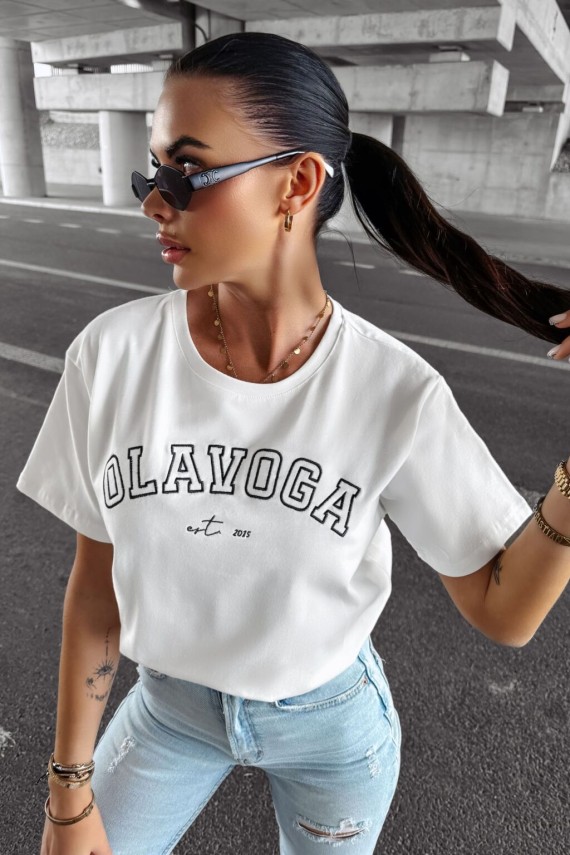 O La Voga Marida póló fehér színben 