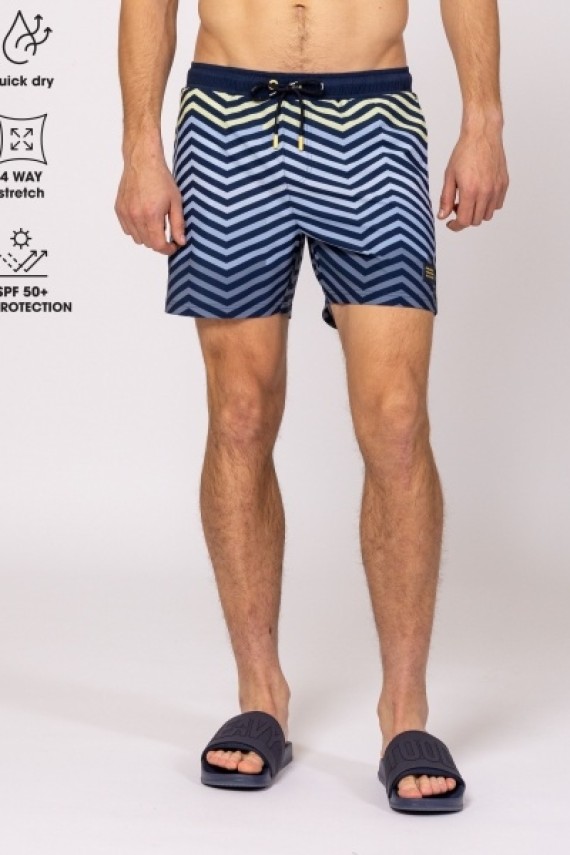 Heavytools Jordan zigzag beachshort 