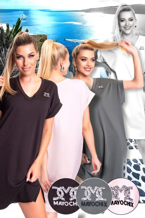 Mayo chix Bianche ruha  bézs, khaki  színben 
