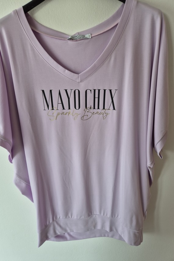 Mayo chix Toole tunika pink,  halvány lila színben 