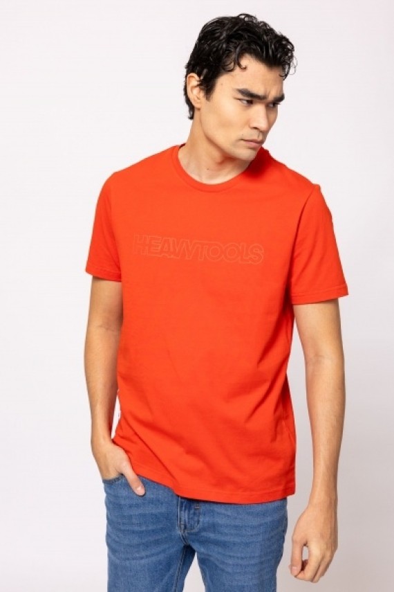 Heavytools Marron orange póló 