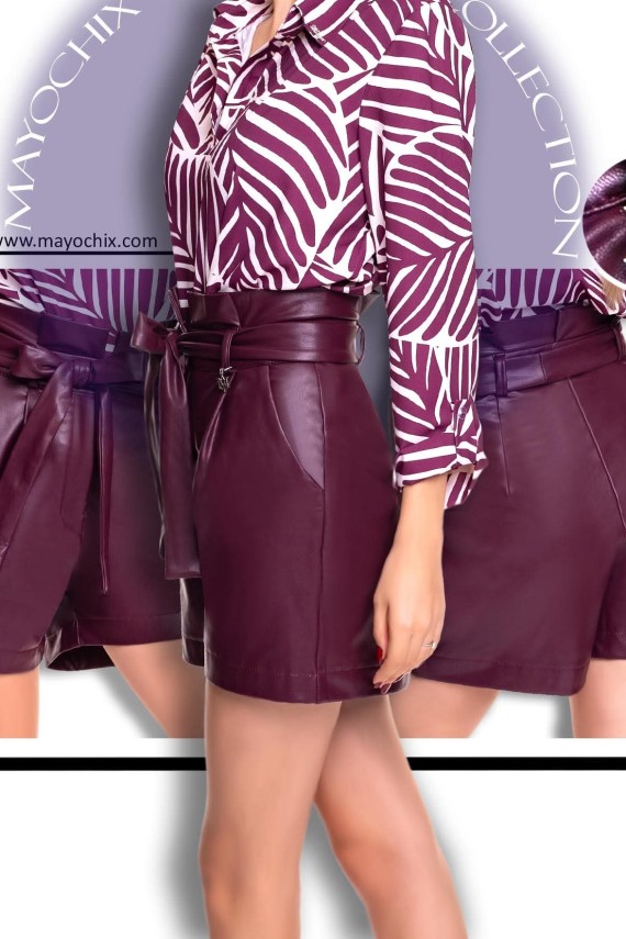 Mayo chix Lady short padlizsán színben 