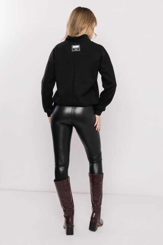 Amnesia Glassi pulóver - fekete  színekben