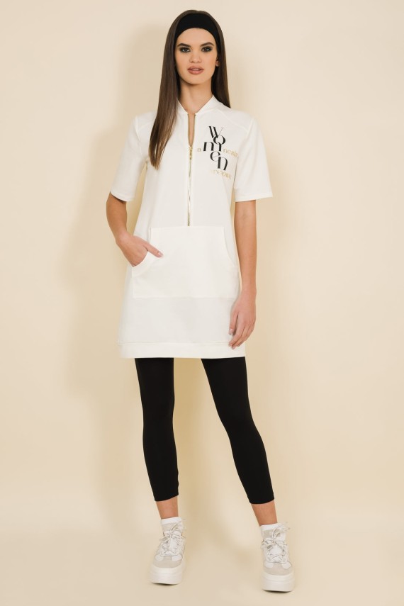 Amnesia Izisz ruha rózsaszín,  ekrü színben 