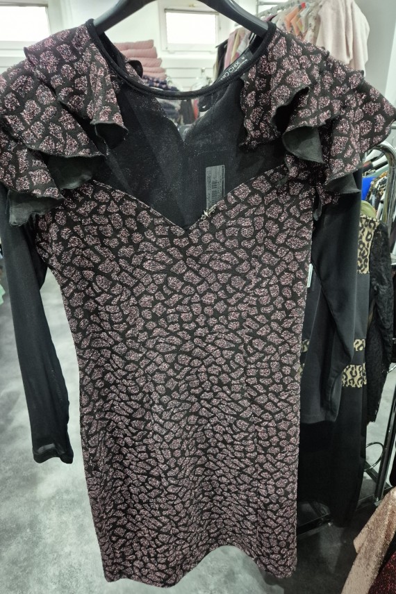 Mayo chix Letha ruha arany mintás 