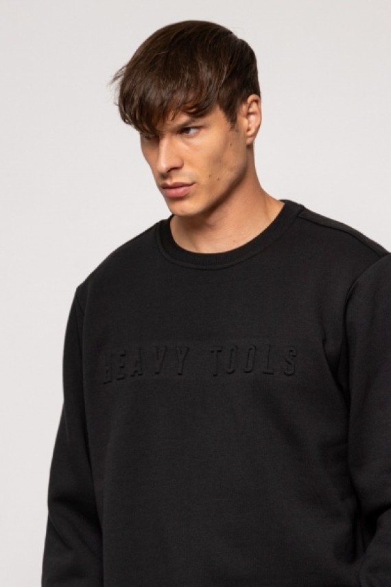Heavytools Dumas fekete pulóver 