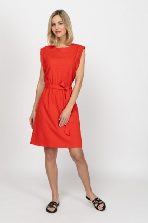 Heavytools Vitarra papaya női pamut ruha