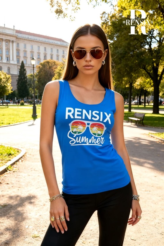 Rensix trikó királykék és pink színben 