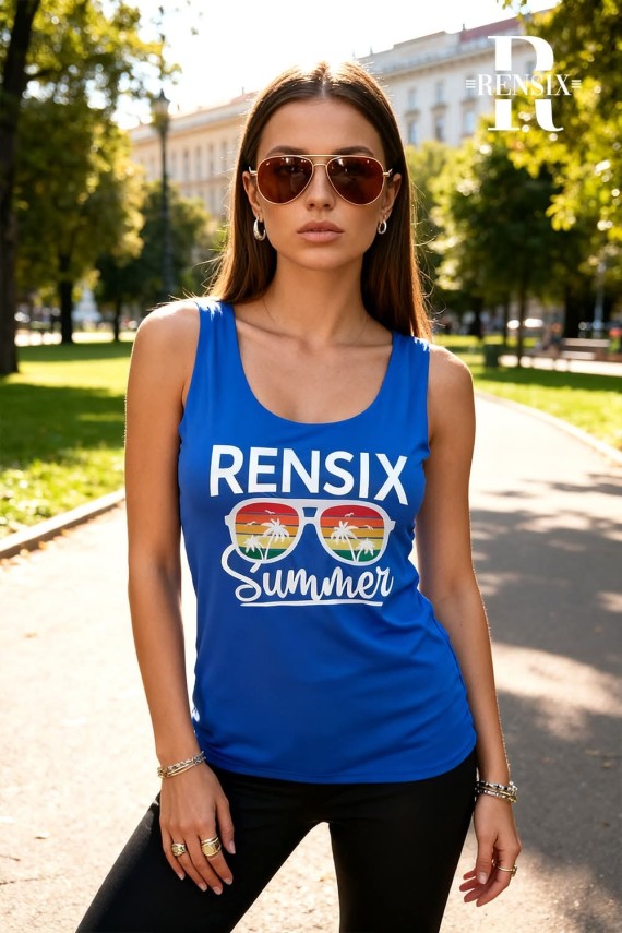 Rensix trikó királykék és pink színben 