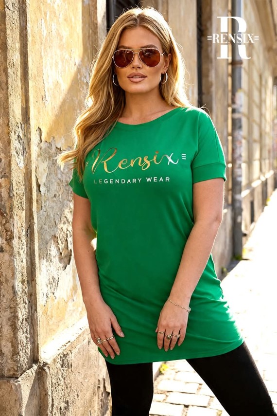 Rensix tunika sárga,  zöld, pink színben 