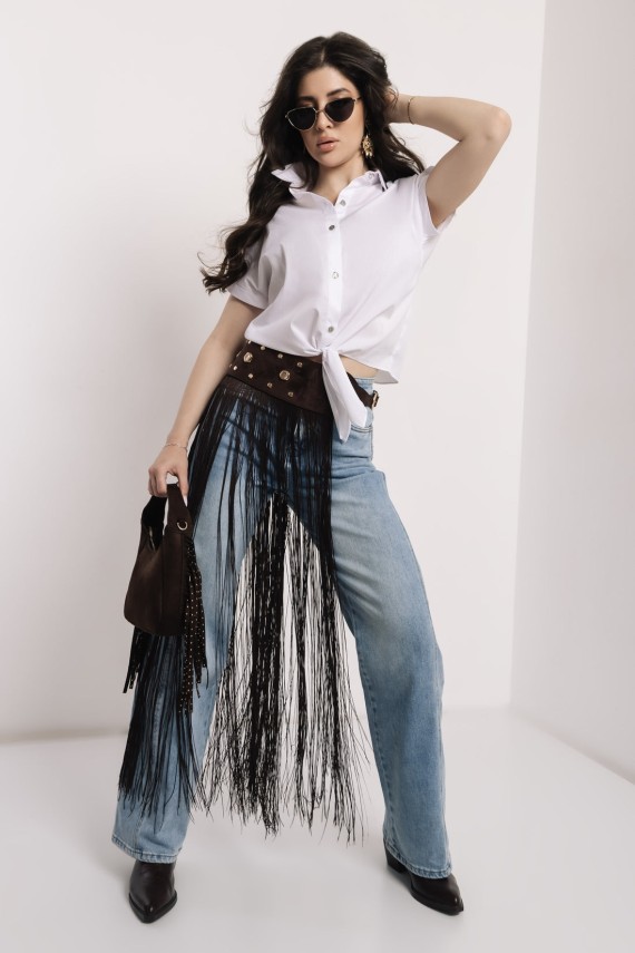 Amnesia Bech felső ekrü,  kék,  rózsaszín színekben 