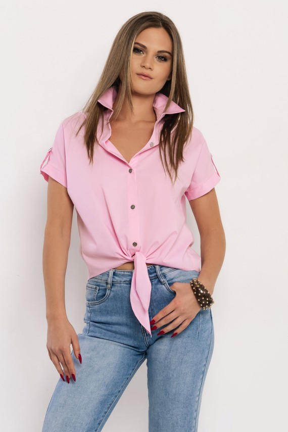 Amnesia Bech felső ekrü,  kék,  rózsaszín színekben 