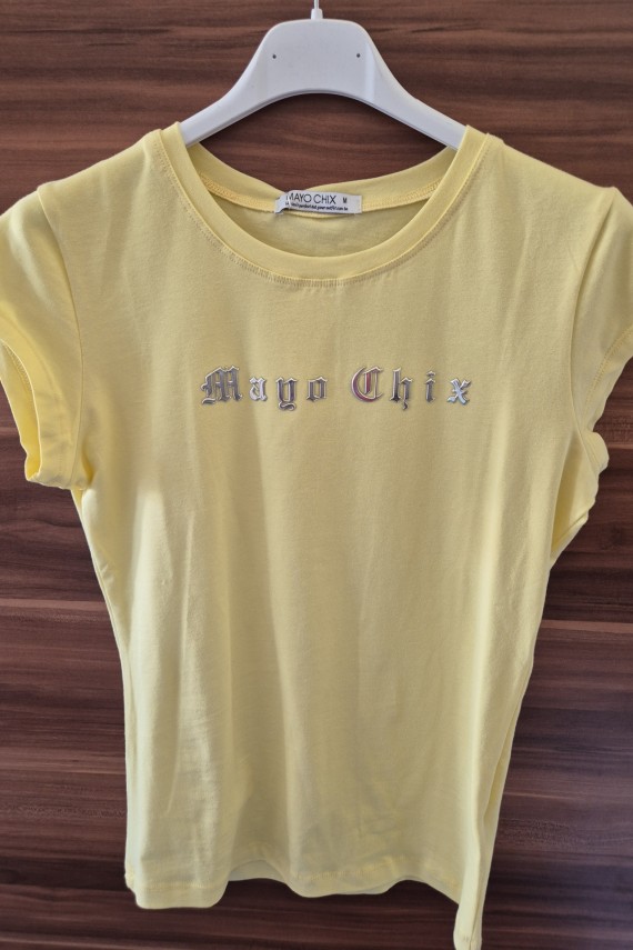 Mayo chix Light póló sárga színben 