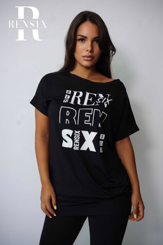 Rensix tunika pink, neon pink, korall és fekete színben 